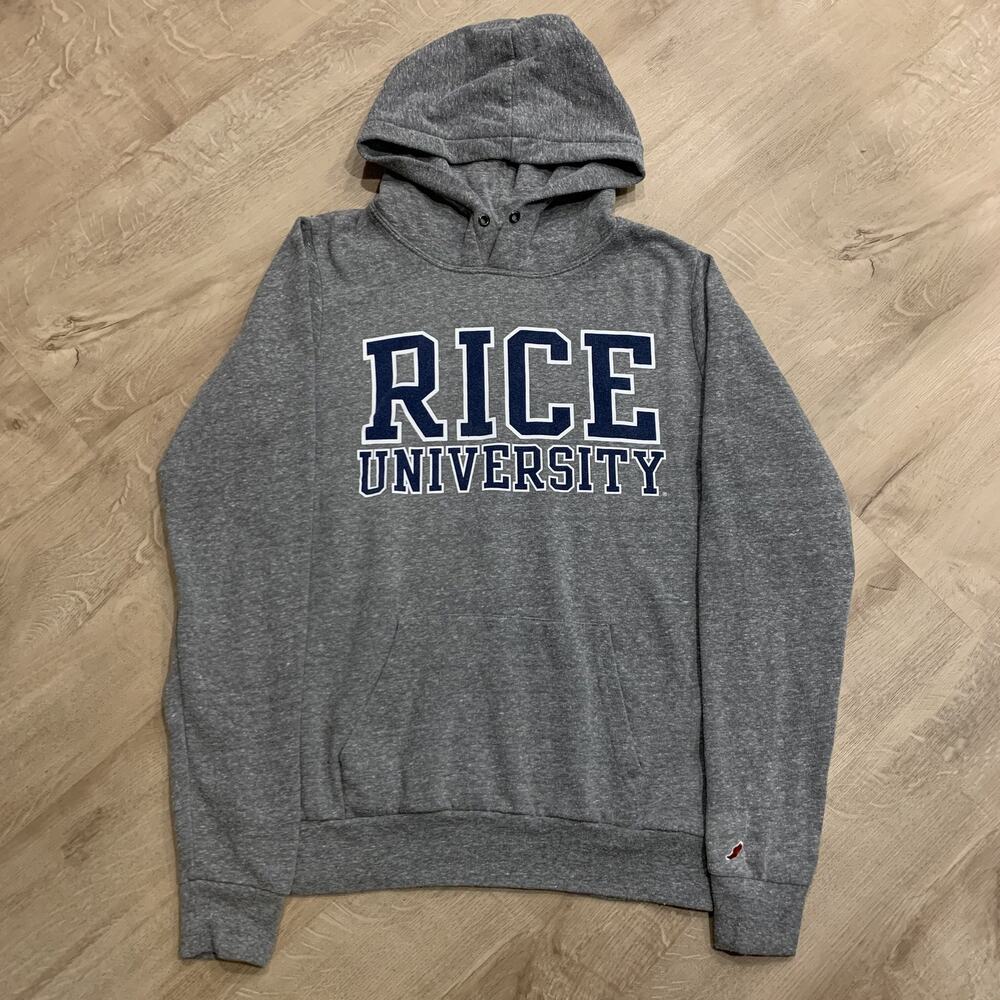 League Rice University Owls Hoodie Women's Large L Gray Sweatshirt Pullover